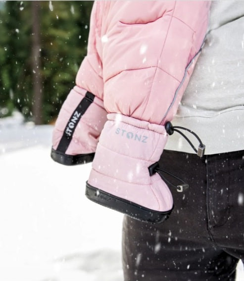 STONZ žieminiai mažylių batai, M, L, XL dydžiai (Puffer Booties), spalva - gėlėta (Woodland)
