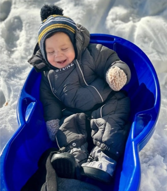 STONZ žieminiai mažylių batai, M, L, XL dydžiai (Puffer Booties), spalva - gėlėta (Woodland)