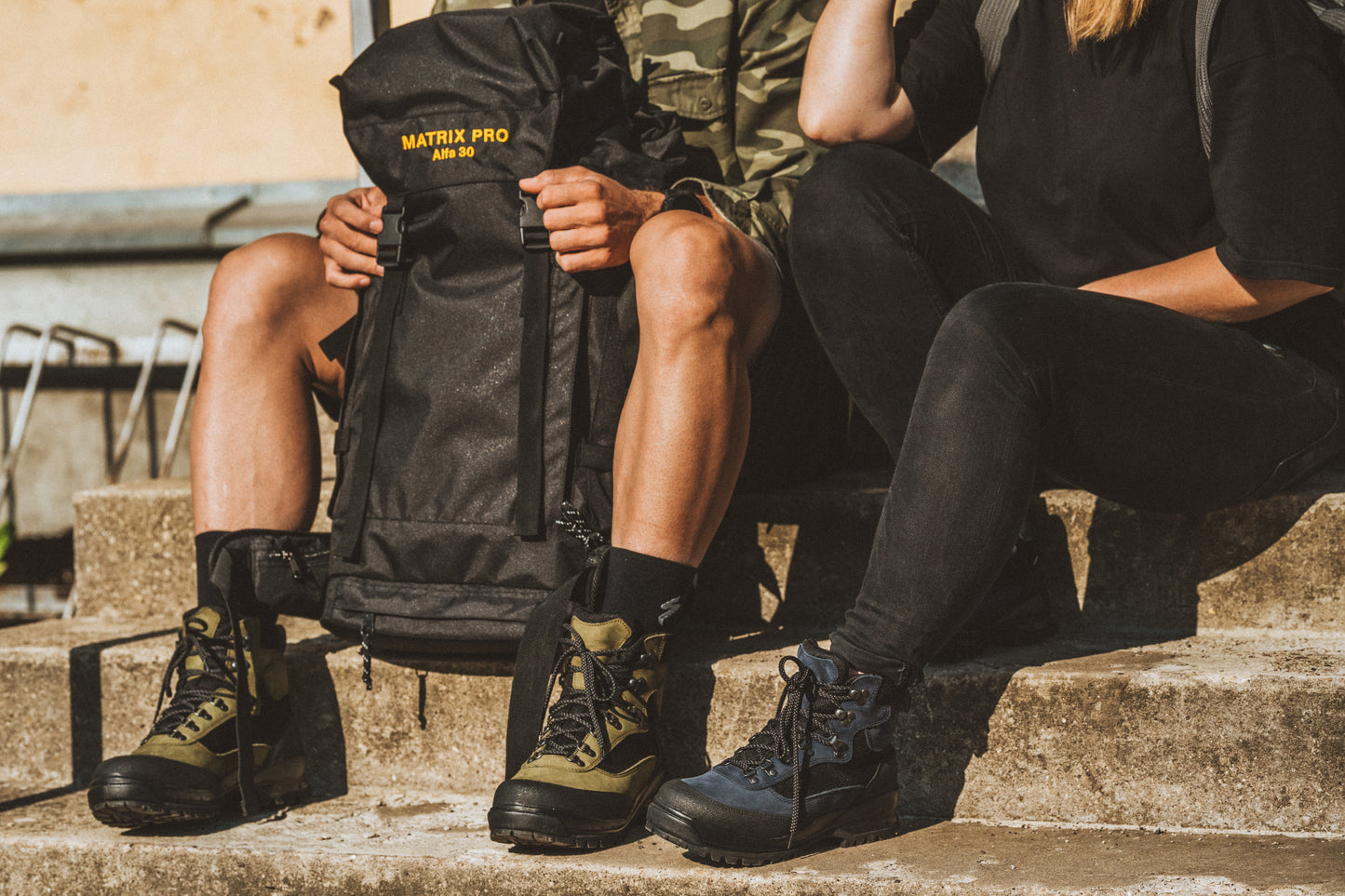 SAMELIN Žygių batai 550 (Lichene / Black)